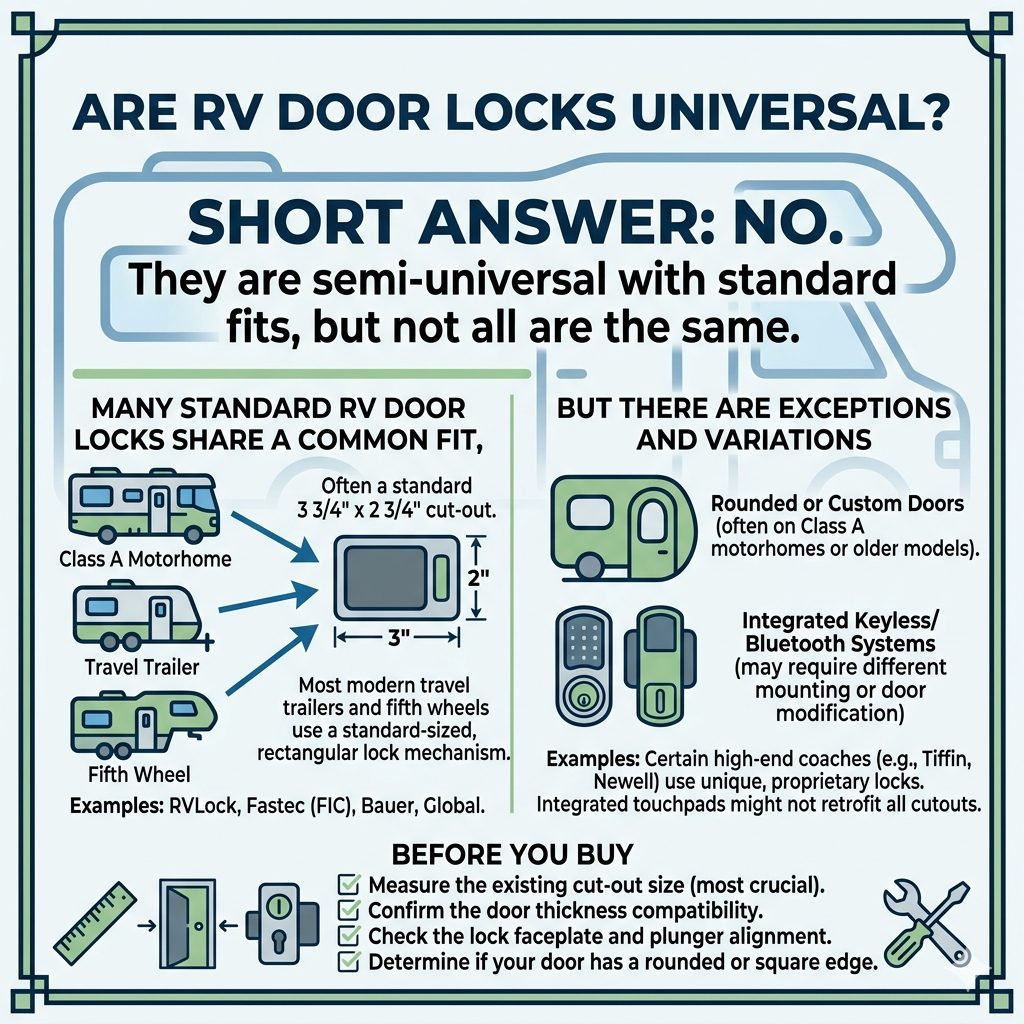 Are RV Door Locks Universal