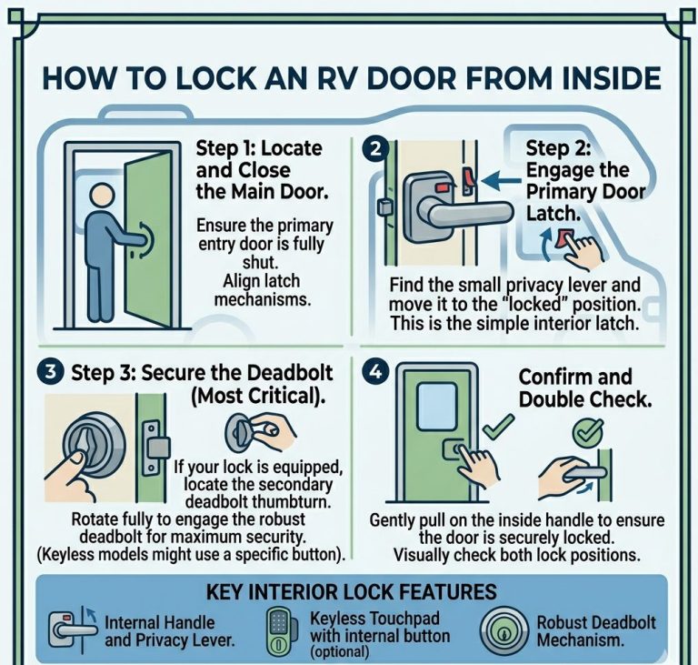 how to lock rv from inside